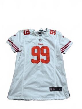 49ers Nike Women's #99 Smith White Jersey Size L